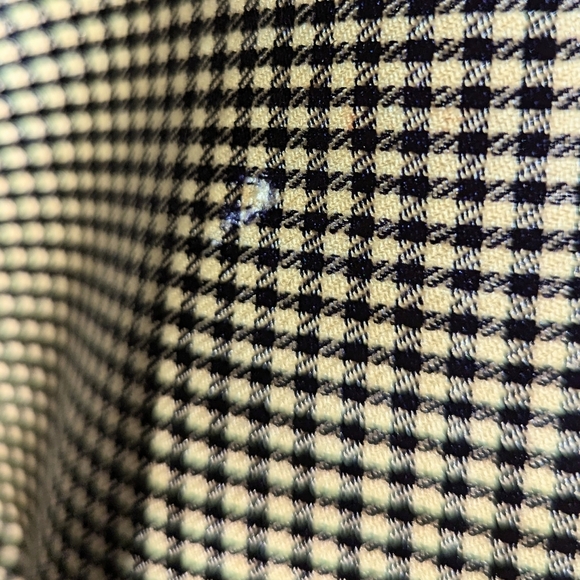 1940's HOUNDSTOOTH WOOL SKIRT SUIT jacket set 40's XS S - Picture 11 of 13